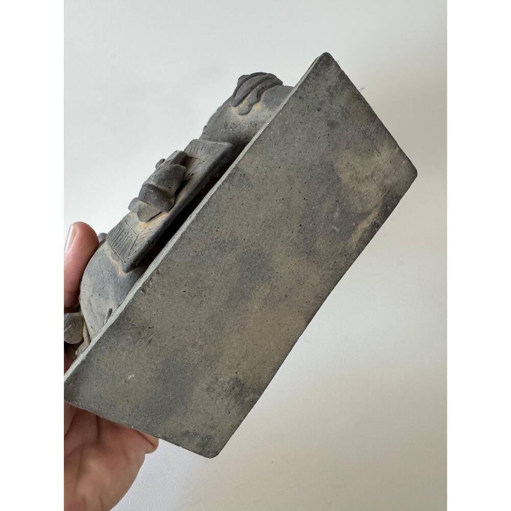 Korean Warrior Sculpture on Horse Clay Vessel Silla Master - Picture 12 of 12